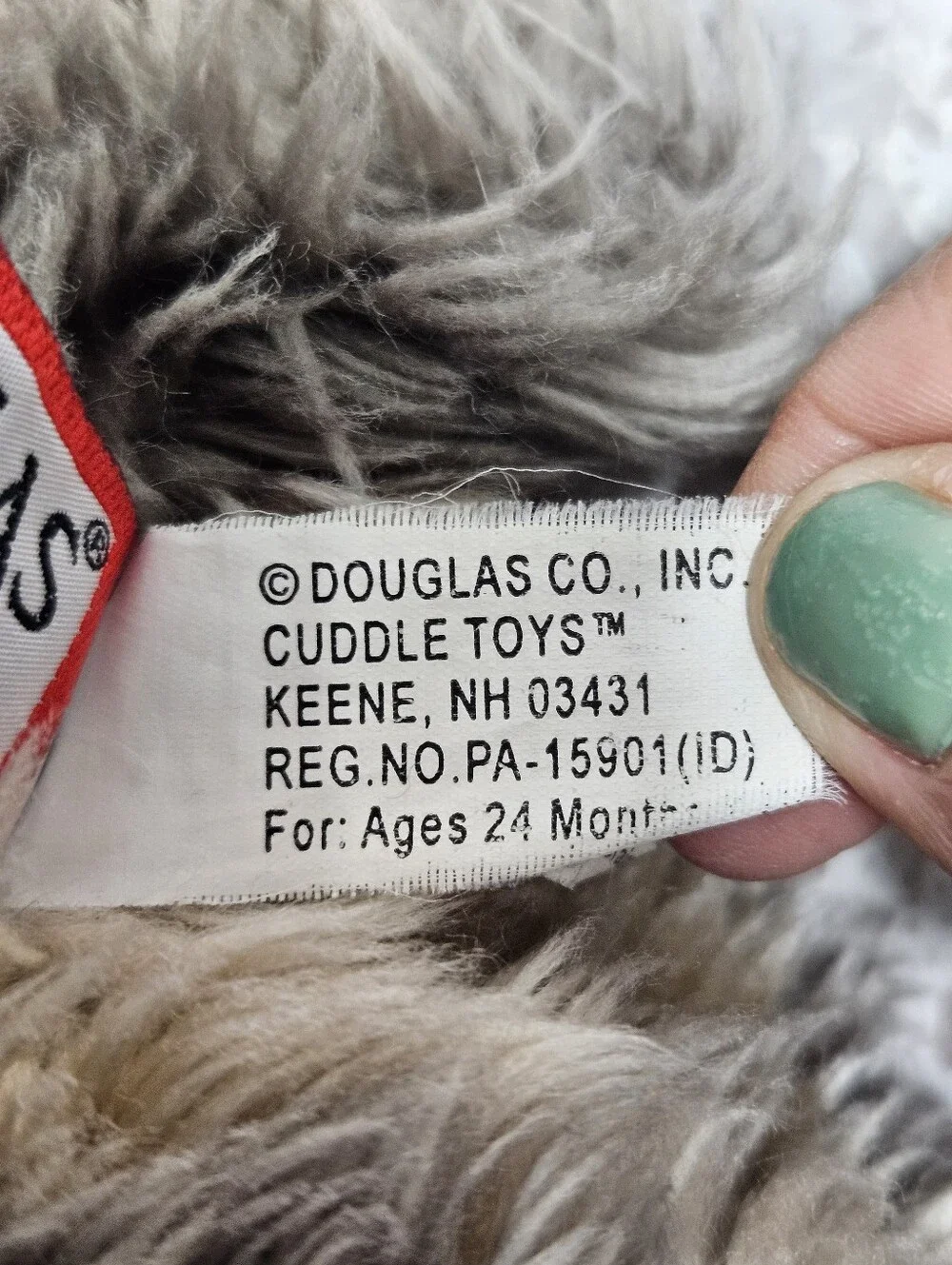 Douglas Shaggy Plush Terrier Dog Stuffed Animal Gray & Tan Realistic 2017